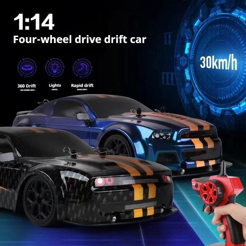 High-Speed 1/14 RC Drift Racing Car - 4WD Remote Control Toy 8005