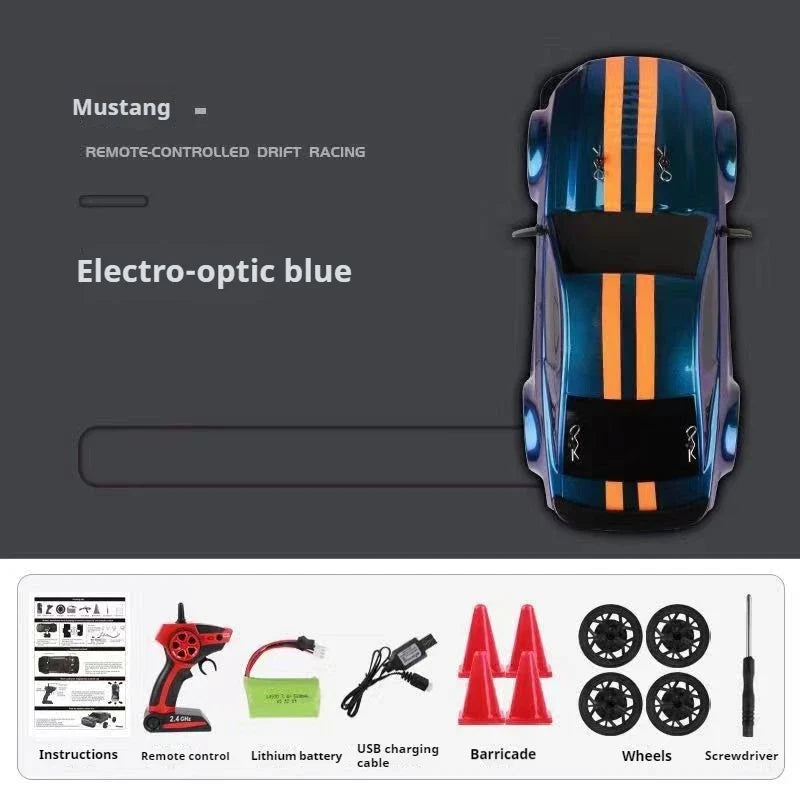 High-Speed 1/14 RC Drift Racing Car - 4WD Remote Control Toy 8005