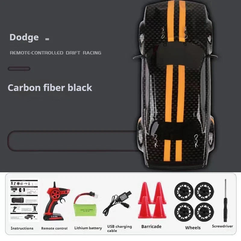 High-Speed 1/14 RC Drift Racing Car - 4WD Remote Control Toy 8005