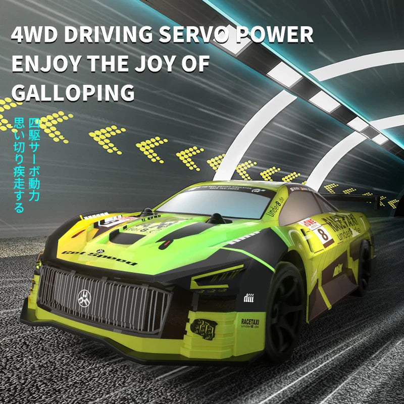 JJRC Q165 1:18 4WD Drift Racing RC Car with Extra Tires & Remote