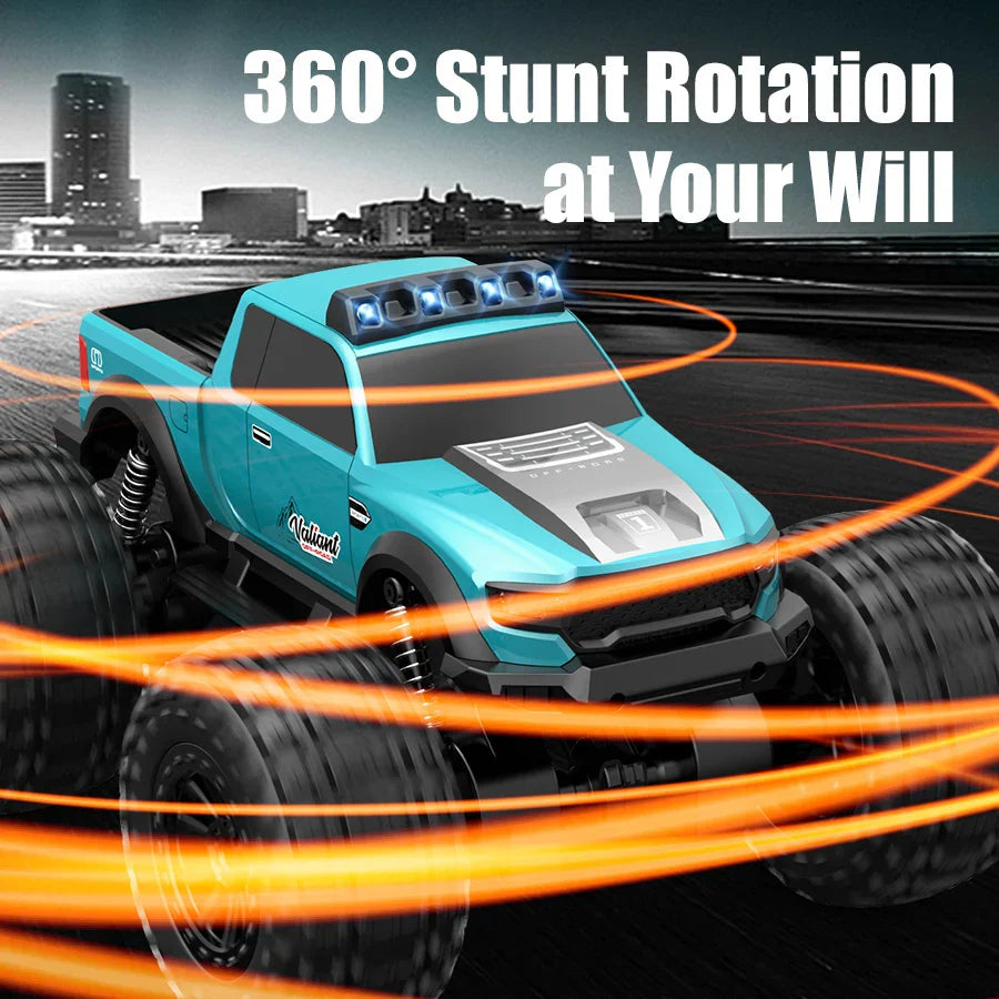 Teranty C8816 4WD Amphibious RC Stunt Monster Truck with LED Lights