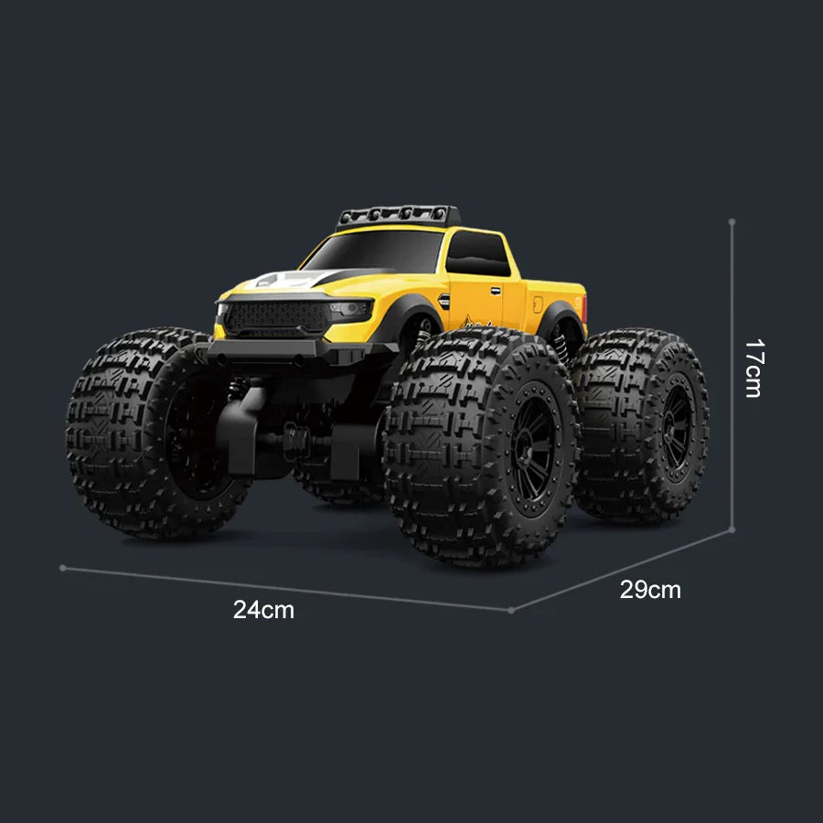 Teranty C8816 4WD Amphibious RC Stunt Monster Truck with LED Lights